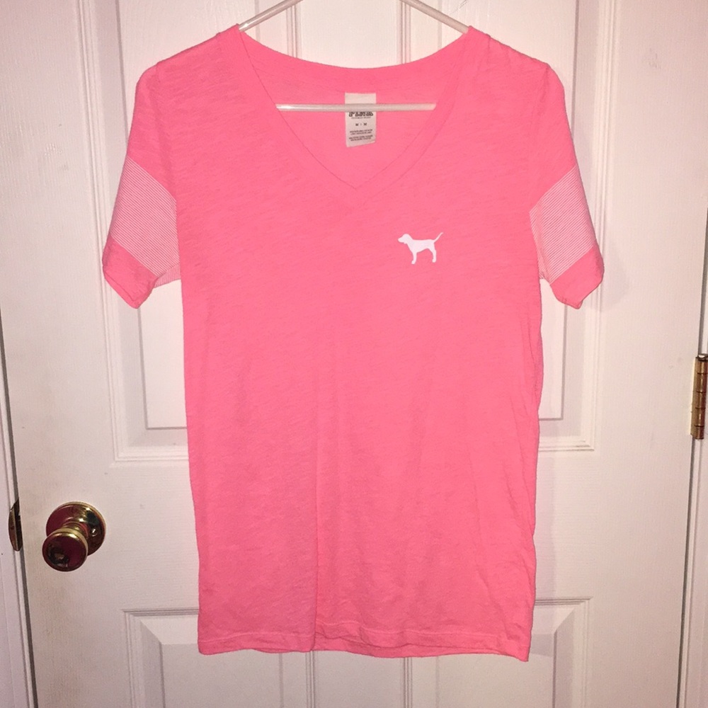 Pink Victoria’s Secret PINK V-Neck T-Shirt